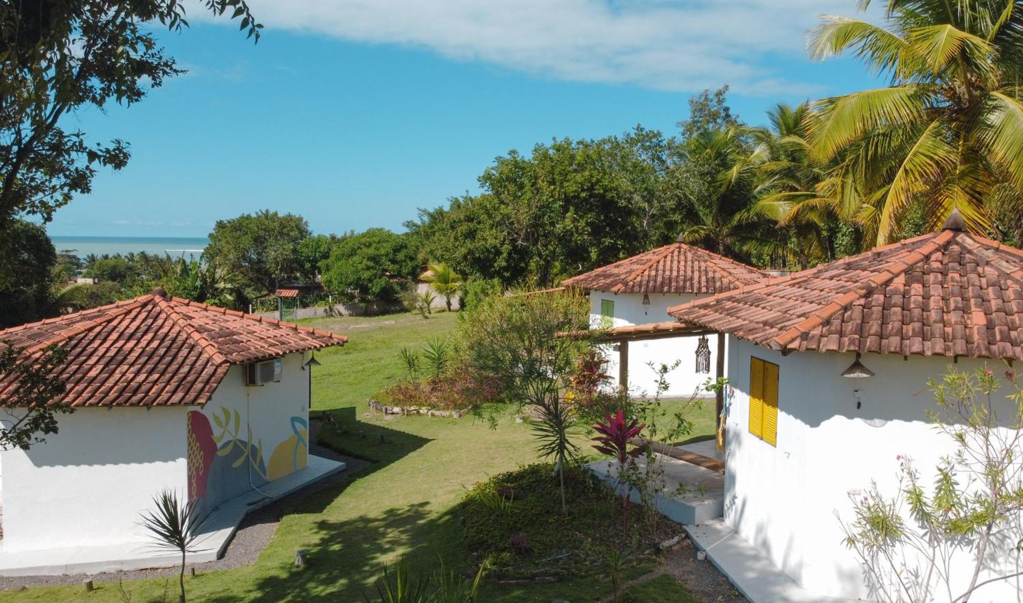 Canto Do Mar - Chales Com Vista Pro Mar - Cumuruxatiba Eksteriør billede